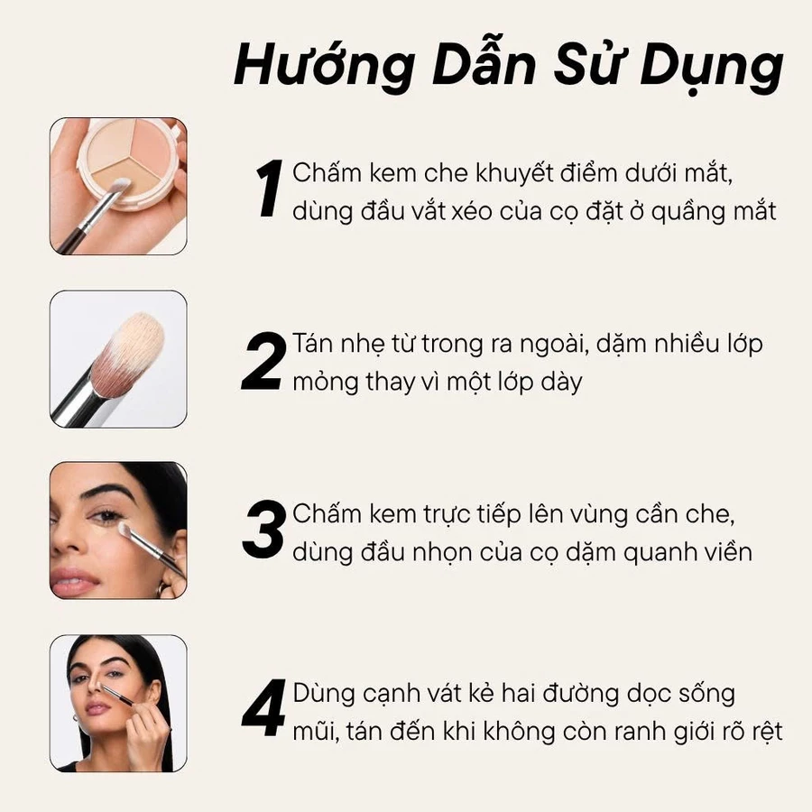  Cọ Che Khuyết Điểm BH Cosmetics Concealer Brush BH520
